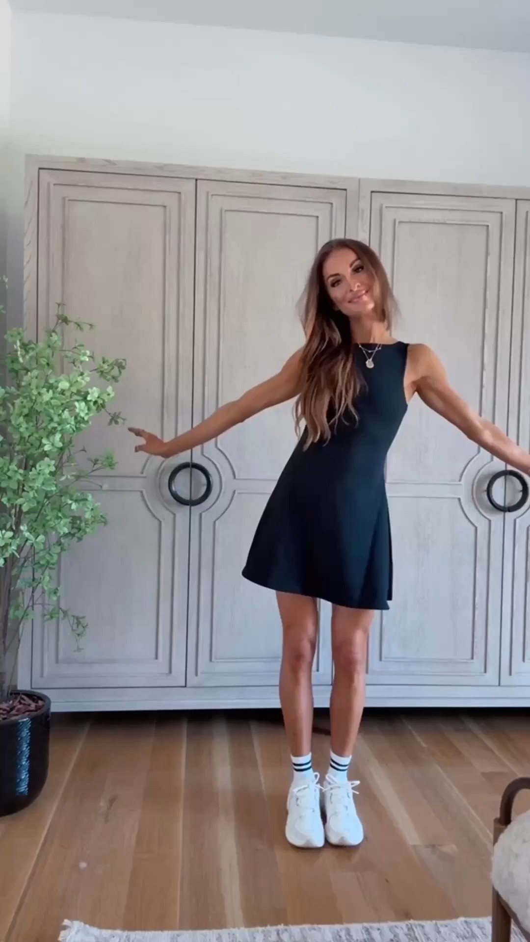 comfy + flattering open back exercise dress 20% off, just $30! #amazon #founditonamazon #amazonprimeday #primedaydeals