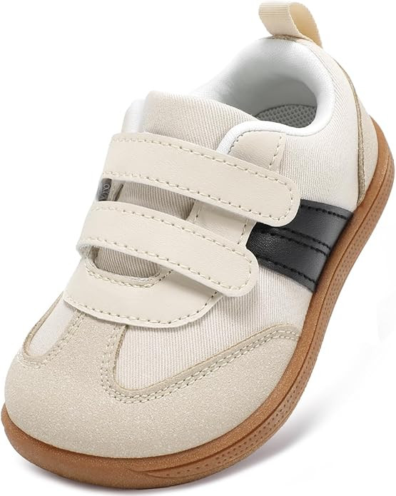 Toddler Wide Toe Box Shoes:Boys Barefoot Shoes Kids Walking Shoes Boy Sneakers Non-Slip Zero Drop... | Amazon (US)