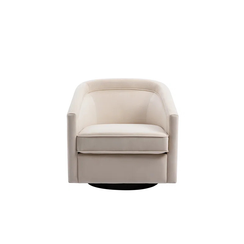 Aloisa Velvet Swivel Barrel Chair | Wayfair North America