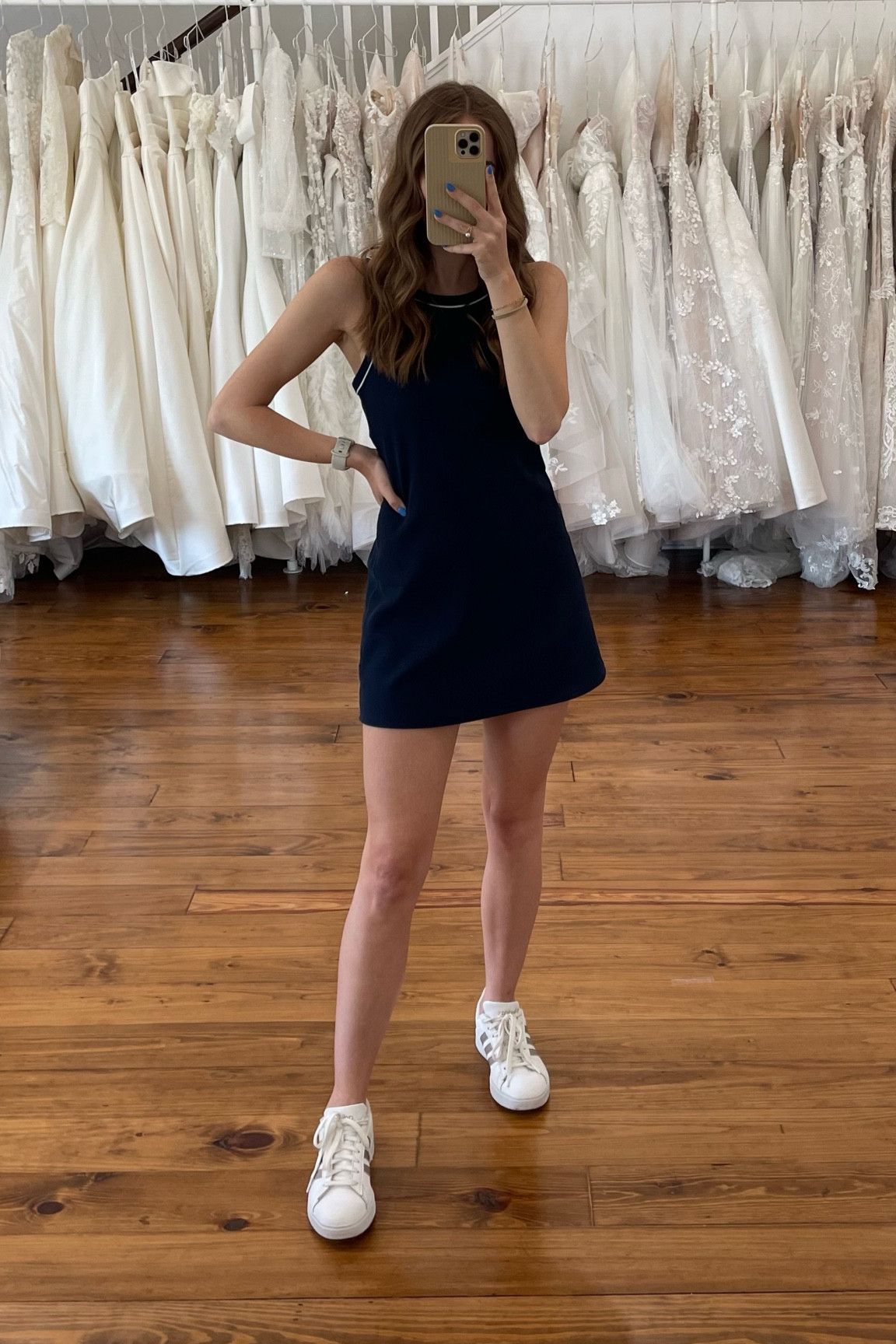 Active Dress (tts) — wearing XS
True size adidas sneakers

#tennisdress #activedress