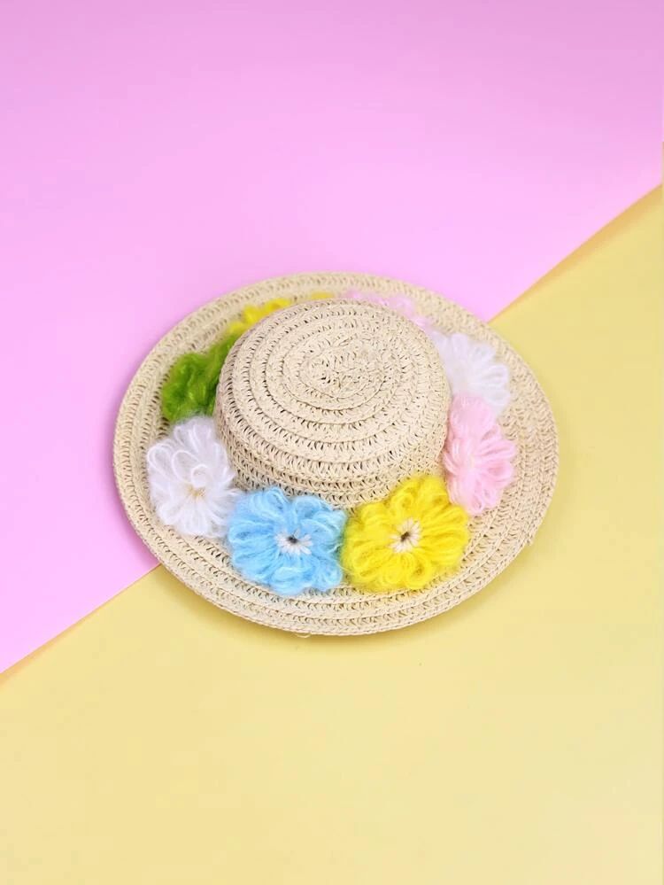 1pc Flower Decor Pet Hat | SHEIN