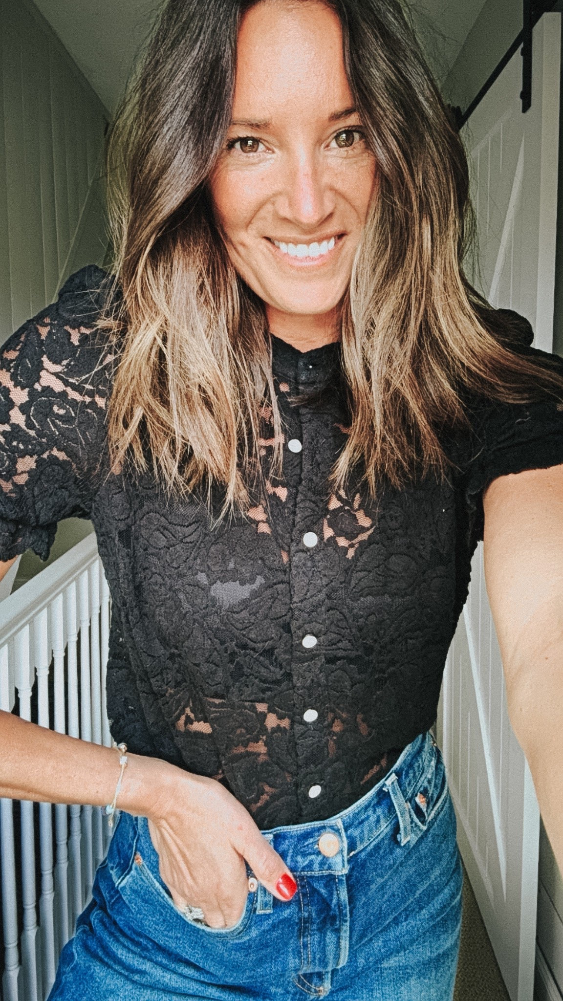 This perfect little lace top is from Walmart! 

Link below! 

#walmart #lacetop #womensfashion 

#LTKWorkwear #LTKFindsUnder50 #LTKStyleTip