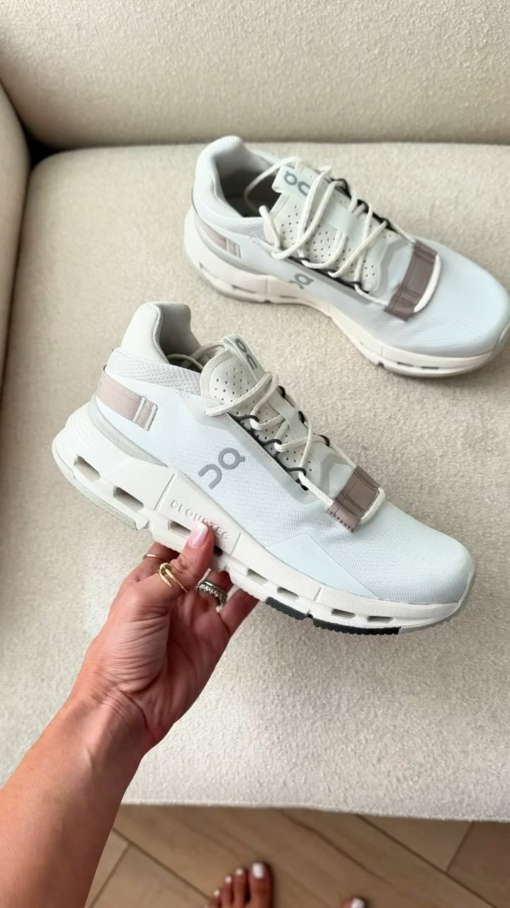 Our favorite gym sneakers in this gorgeous neutral combo! I love these for working out + Disney + any activity that requires a lot of walking! Cloudnova 2 sneakers are TTS. White sneakers. Travel shoes. Activewear. Gym shoes.

#LTKootd #LTKfitnessgoals #LTKActive