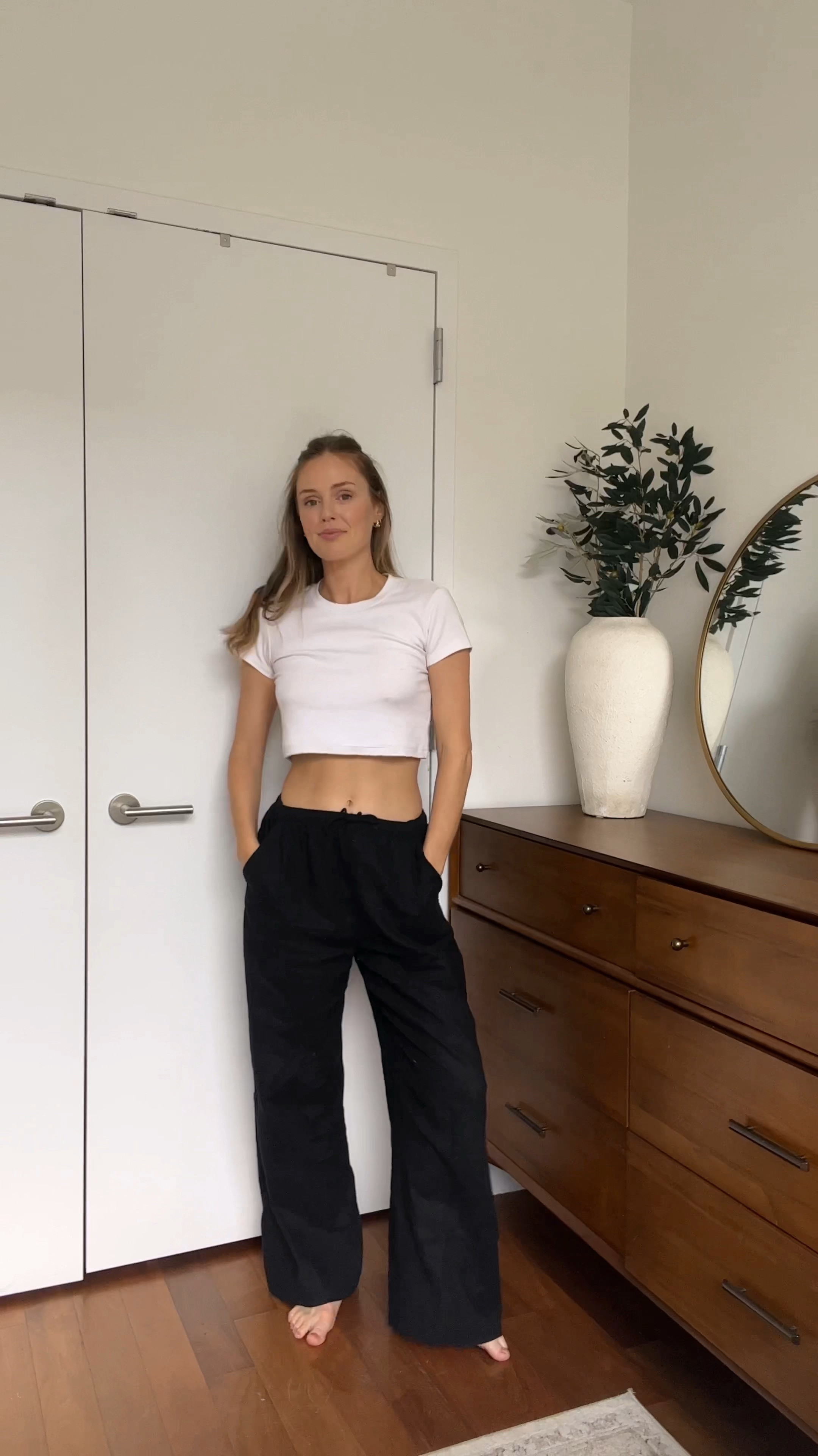 4 drawstring pants outfits! These are my go to comfy pants for summer  

#LTKstyletip