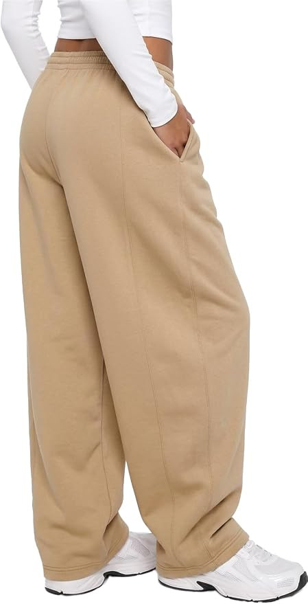 DISCIPBUSH Baggy Barrel Pants Women - Lightweight Extra Loose Long Wide Leg Pants Women Lounge At... | Amazon (US)