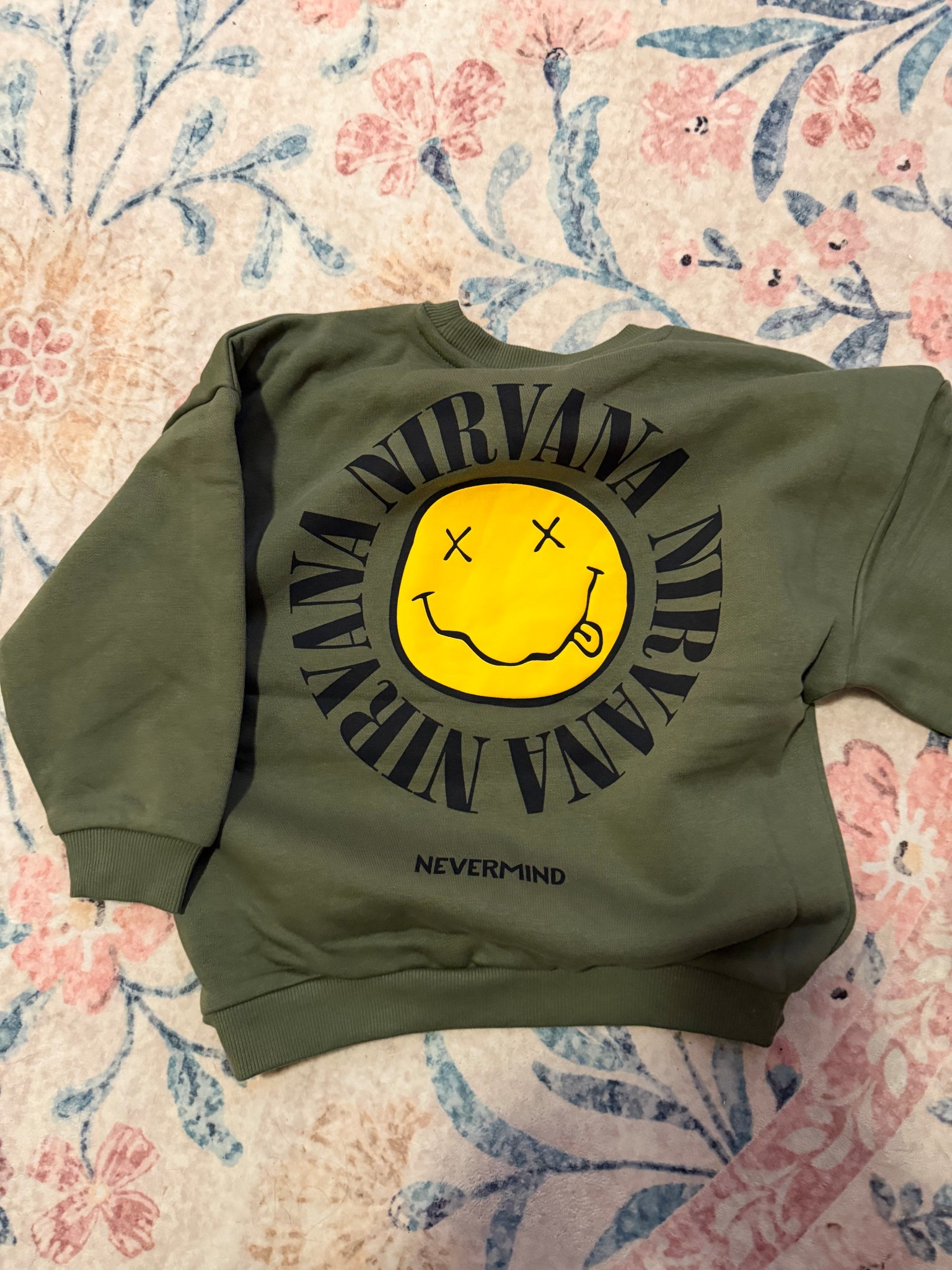 The cutest nirvana sweatshirt for toddlers. Oversized and cozy

#LTKmomlife #LTKKids #LTKBaby