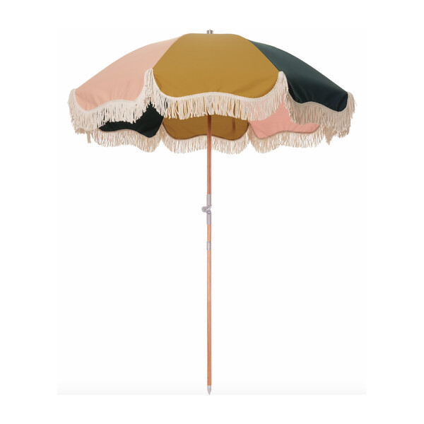 Premium Beach Umbrella, 70's Panel Cinque | Maisonette
