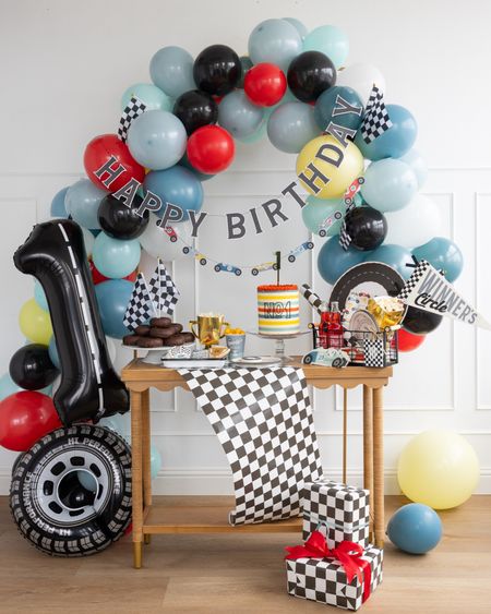 My very first birthday theme party collection with My Mind’s Eye is LIVE! MILES per hour is a nod at my sweet sons Miles and Xander! Use code SHAKIRA20 to save! Be sure to download the free editable invitation as well!

#LTKParties #LTKFamily #LTKKids