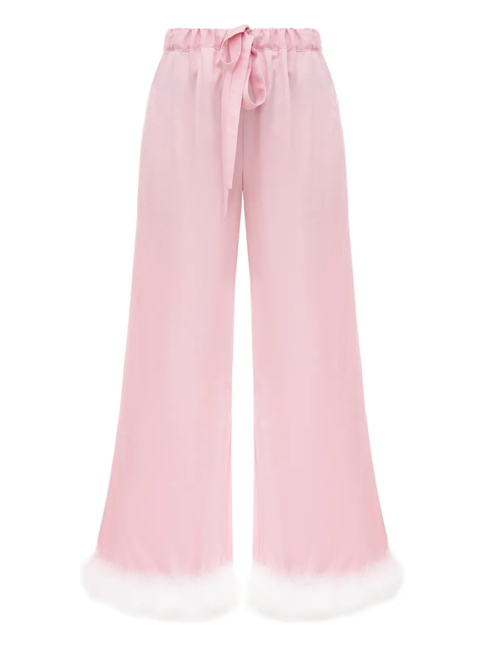 Sleeper Bisou Bisou feather trousers - Pink | Farfetch Global
