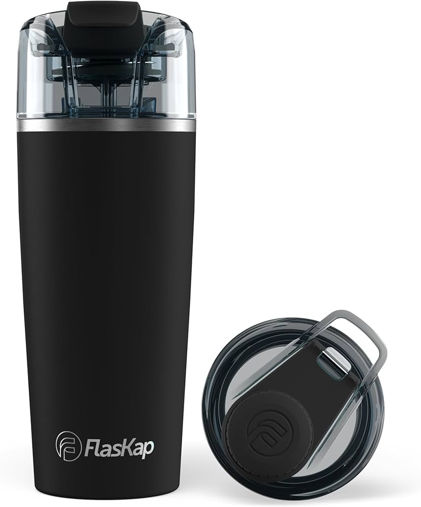 Flaskap Madic Drinking System | Insulated Tumbler with Shot Dispenser | Cup Holder Friendly | Spl... | Amazon (US)