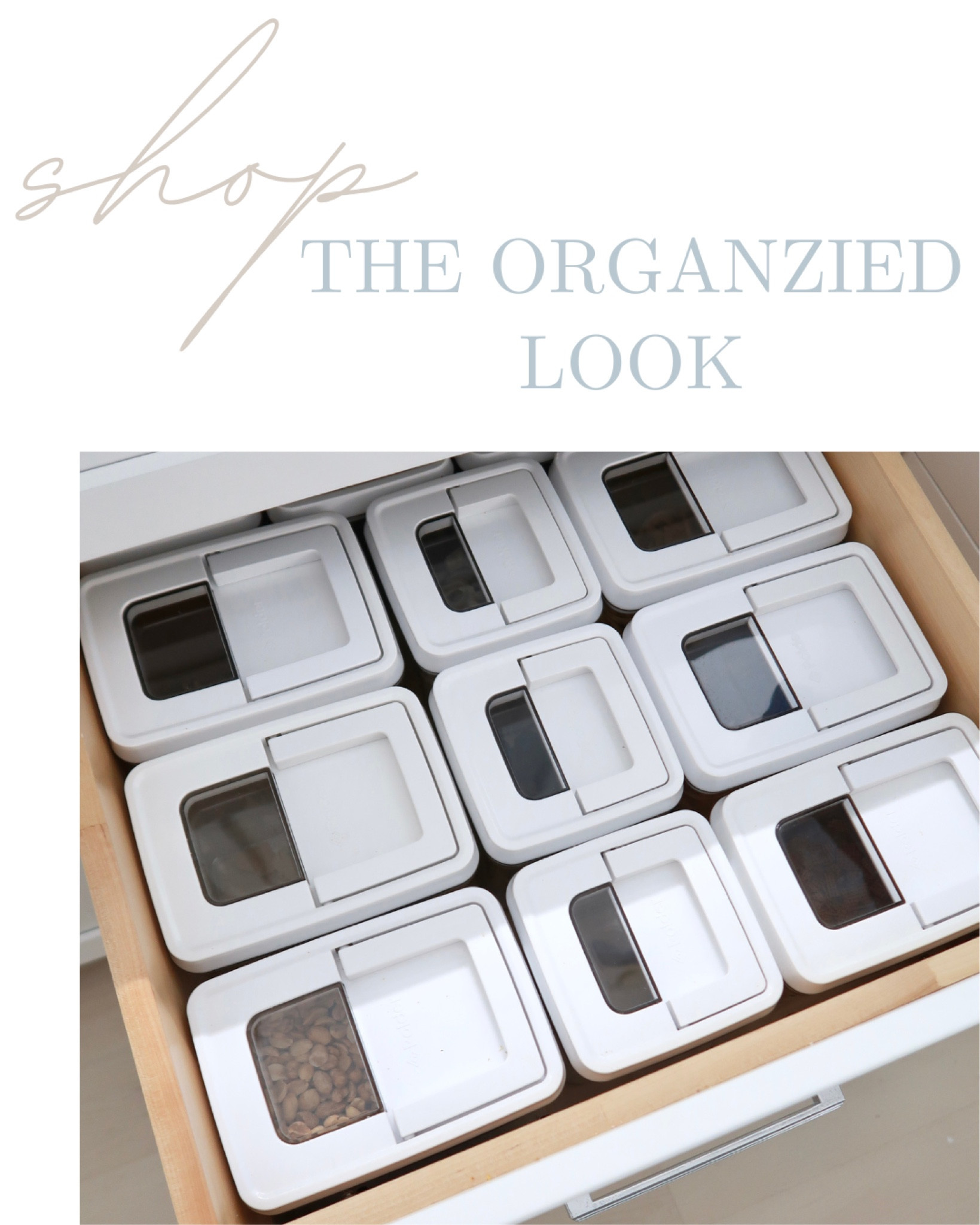 Our snack drawer has been such a fun and efficient addition to our kitchen.  