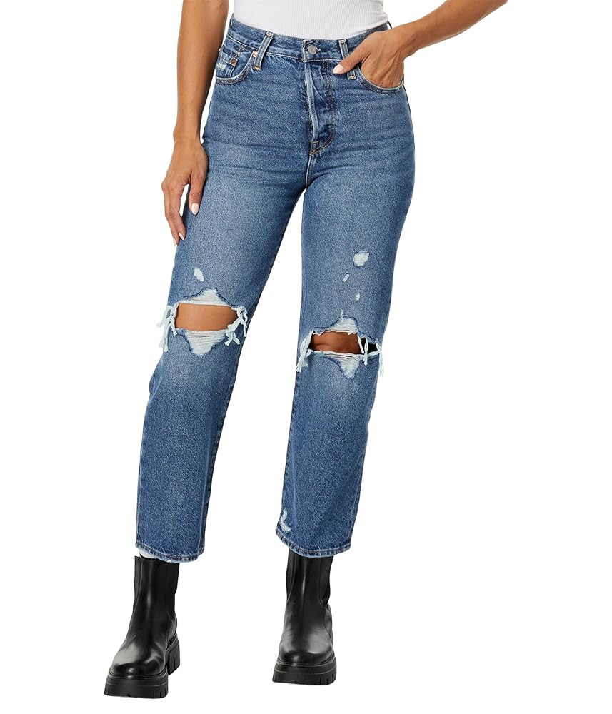 Levi's Women's Ribcage Straight Ankle Jeans | Amazon (US)