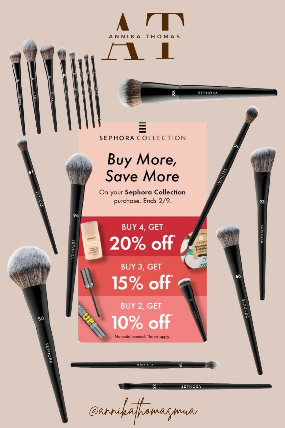 Sephora Brand Sale until 2/9!!! Love the quality and application of these incredible brushes for professional clients and my own personal kit! 

#LTKSaleAlert #LTKBeauty #LTKMostLoved
