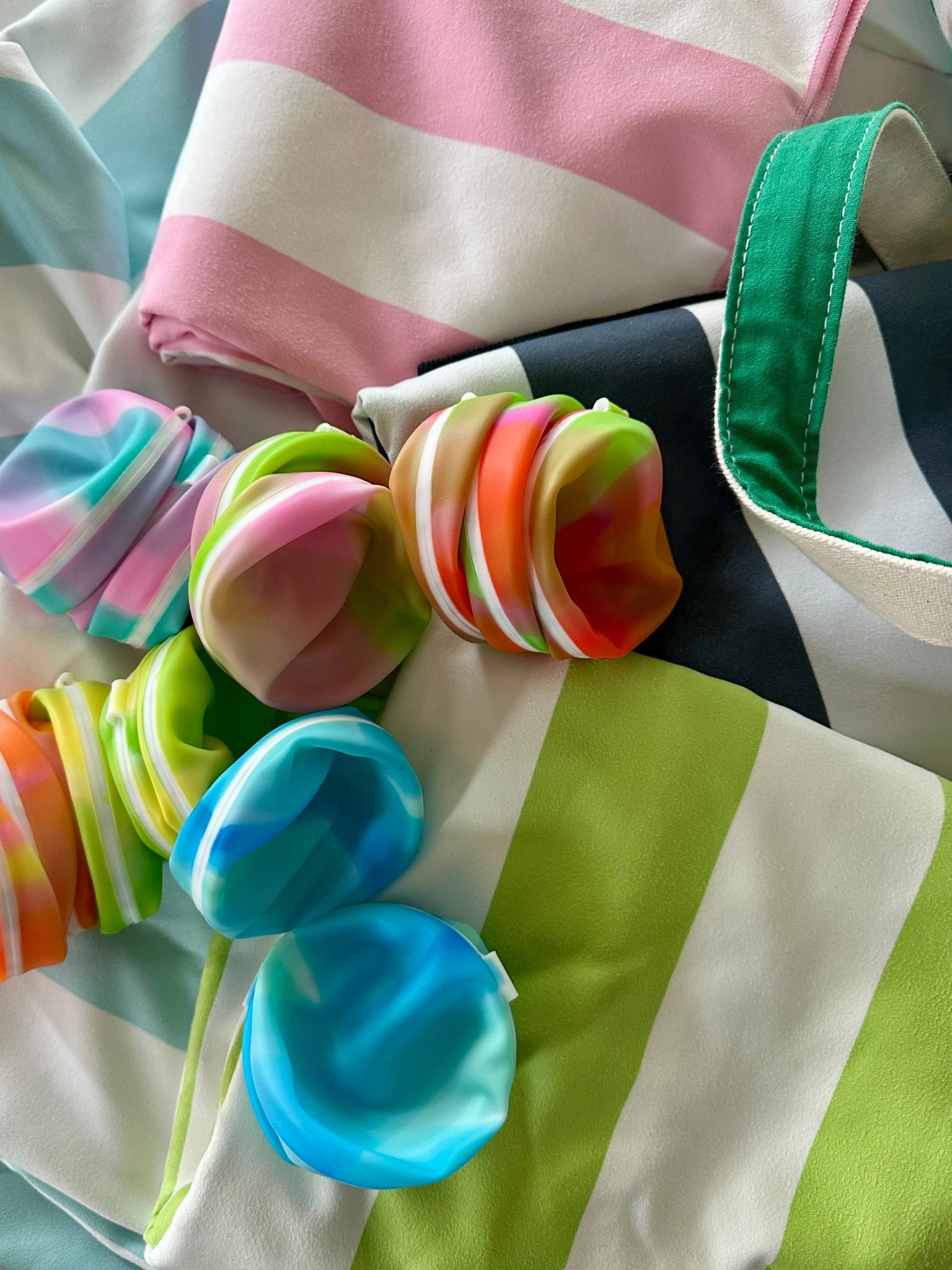 The towel you’ll love to have on hand but won’t be super upset if you leave it behind. 

Sand free. Packs up tiny. Won’t break your back carrying to the pool. Can’t say it’s wildly absorbent but we’ll be fine. 

Also the water balloons we just cant stop. Wonder how long these will last?!

#LTKSummerEdit #LTKHome #LTKFindsUnder50