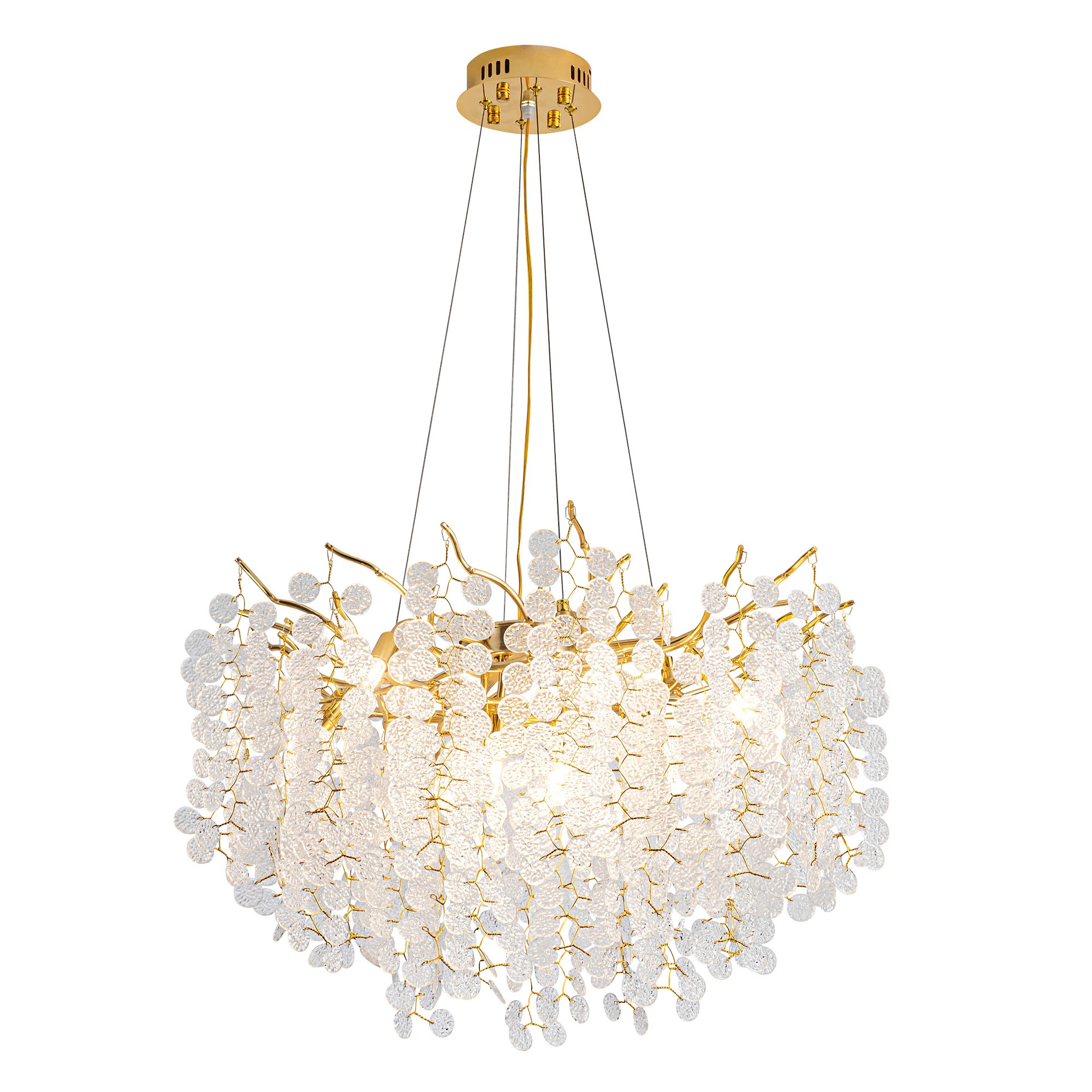 Everly Quinn Kahmyra 10 - Light Dimmable Tiered Chandelier & Reviews | Wayfair | Wayfair North America