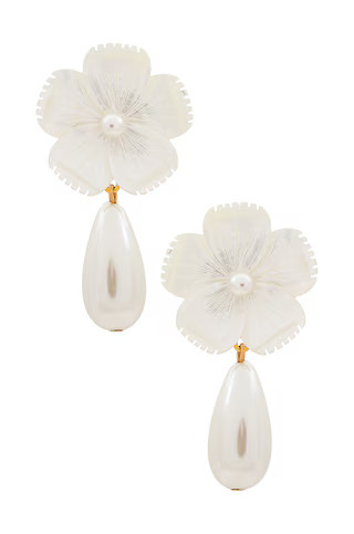 Jennifer Behr Petronella Earring in Mother Of Pearl from Revolve.com | Revolve Clothing (Global)