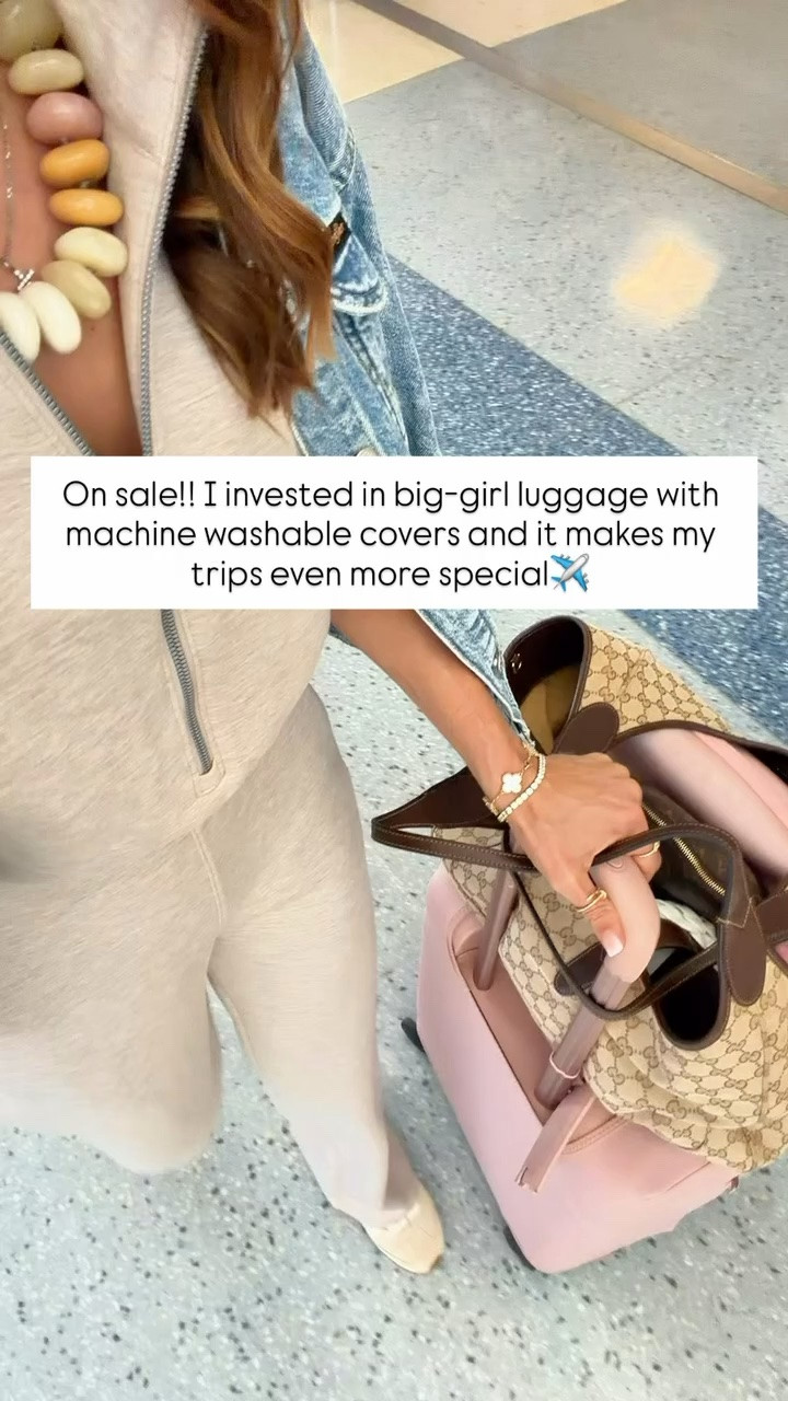 New bathroom-friendly jumpsuits - on sale with code LISAMARIEXSPANX on first time purchases. This is a new style and it fits like a dream. Wearing XS petite. Travel outfit. Airport outfit. Travel necessities. Travel must haves. XS in slouchy denim jacket. Sneakers mules are TTS.

#LTKootd #LTKgrwm #LTKTravel