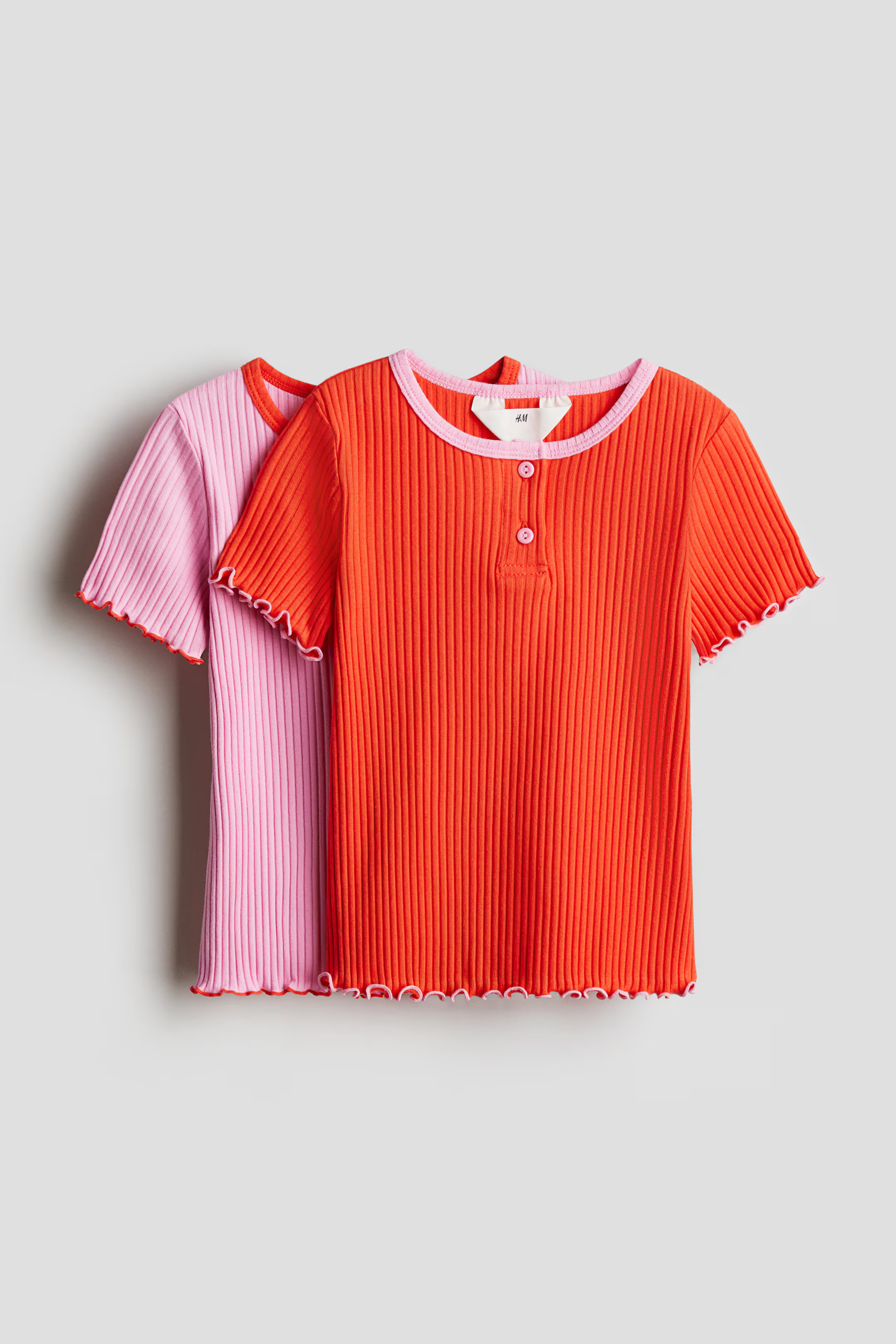 2-Pack Cotton Jersey Tops | H&M (US + CA)