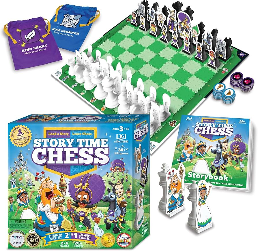 Story Time Chess - 2021 Toy of The Year Award Winner - Kids Chess Sets, Beginners Chess, Chess fo... | Amazon (US)