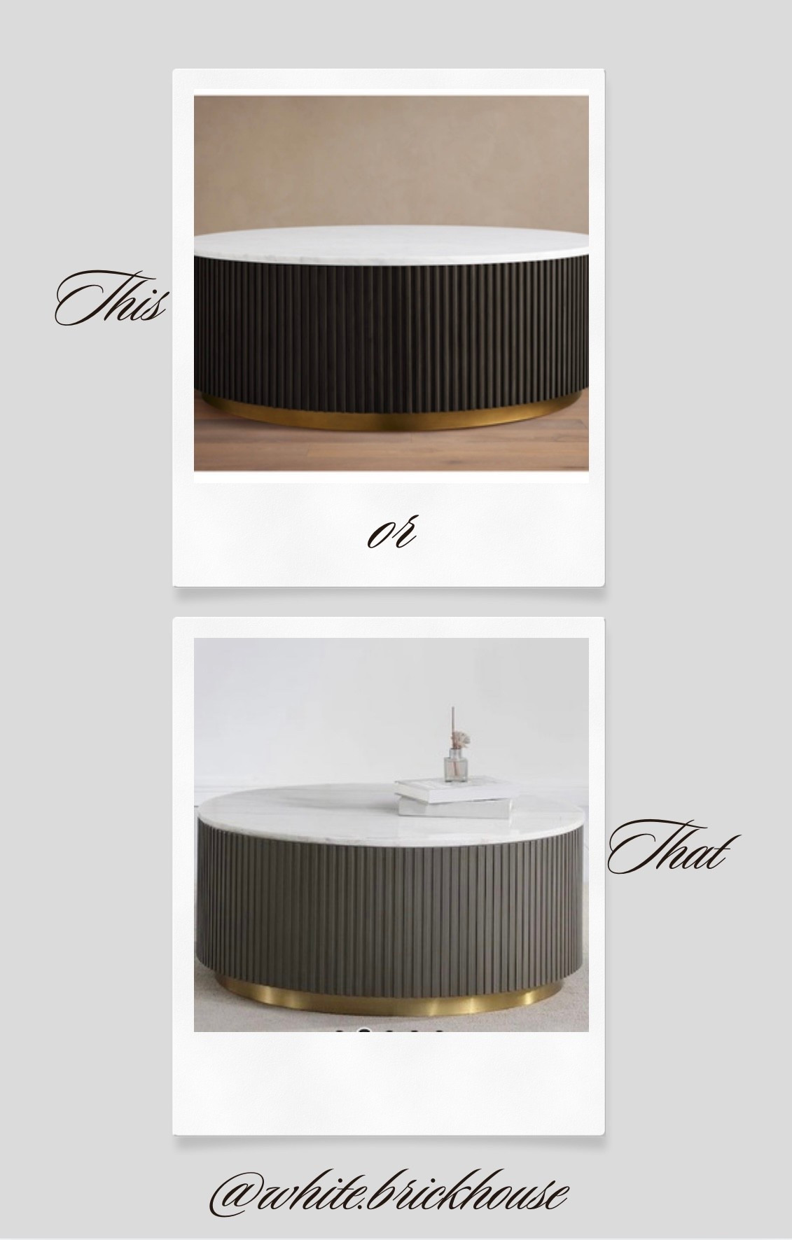 Splurge or save 
Arhaus coffee tables 
Or the dupe 
Home decor 
Home refresh 

#LTKHome #LTKSaleAlert