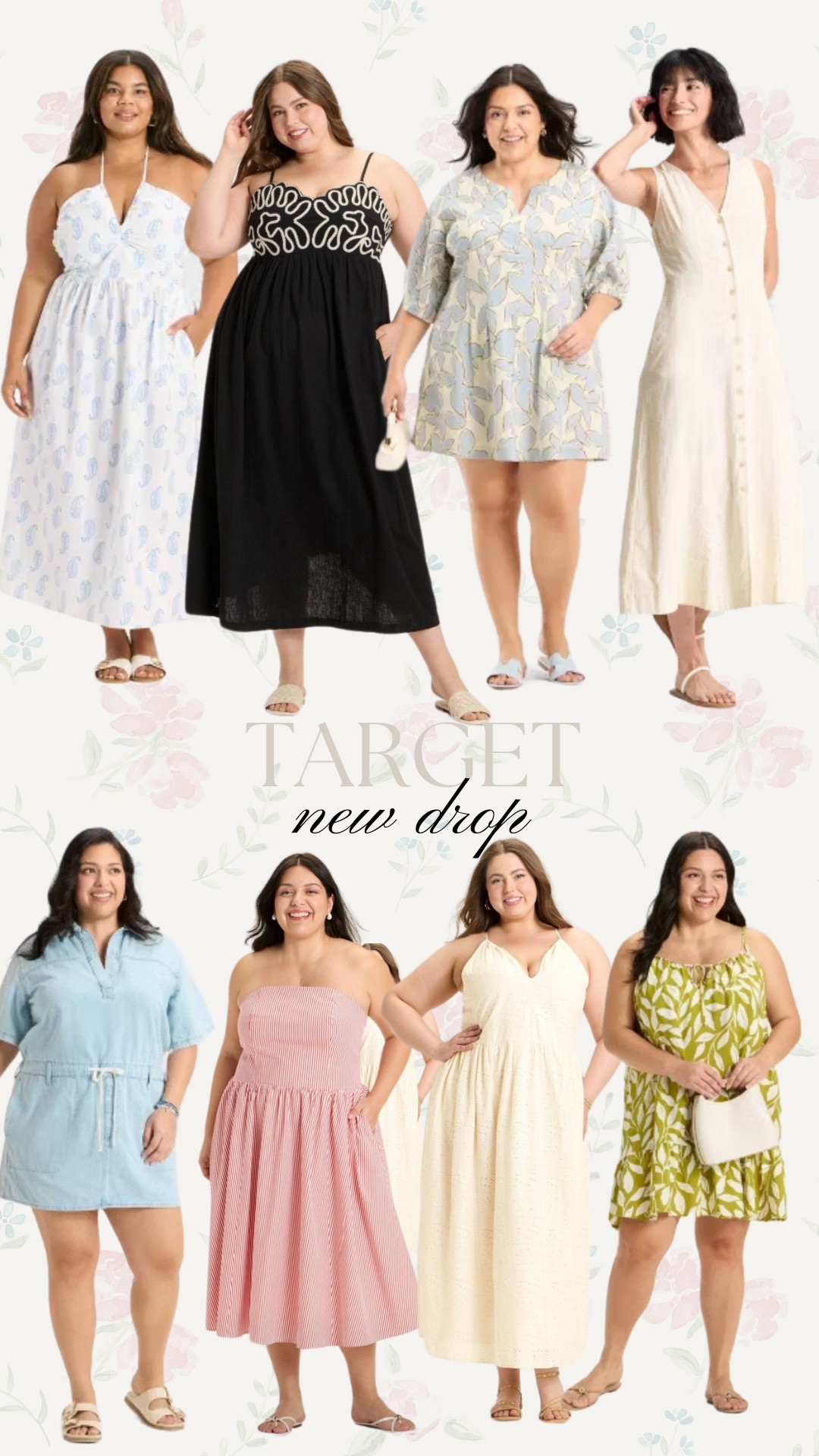 Target new arrivals!! Picked my faves Spring and summer dresses 

#LTKPlusSize #LTKStyleTip #LTKFamily