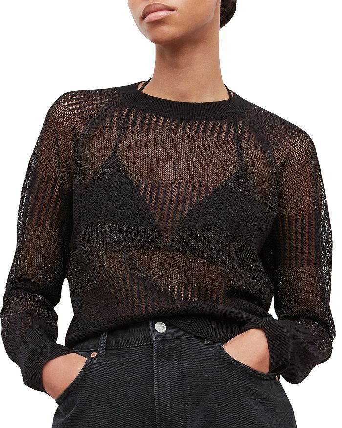 Misha Lou Metallic Striped Sweater | Bloomingdale's (US)