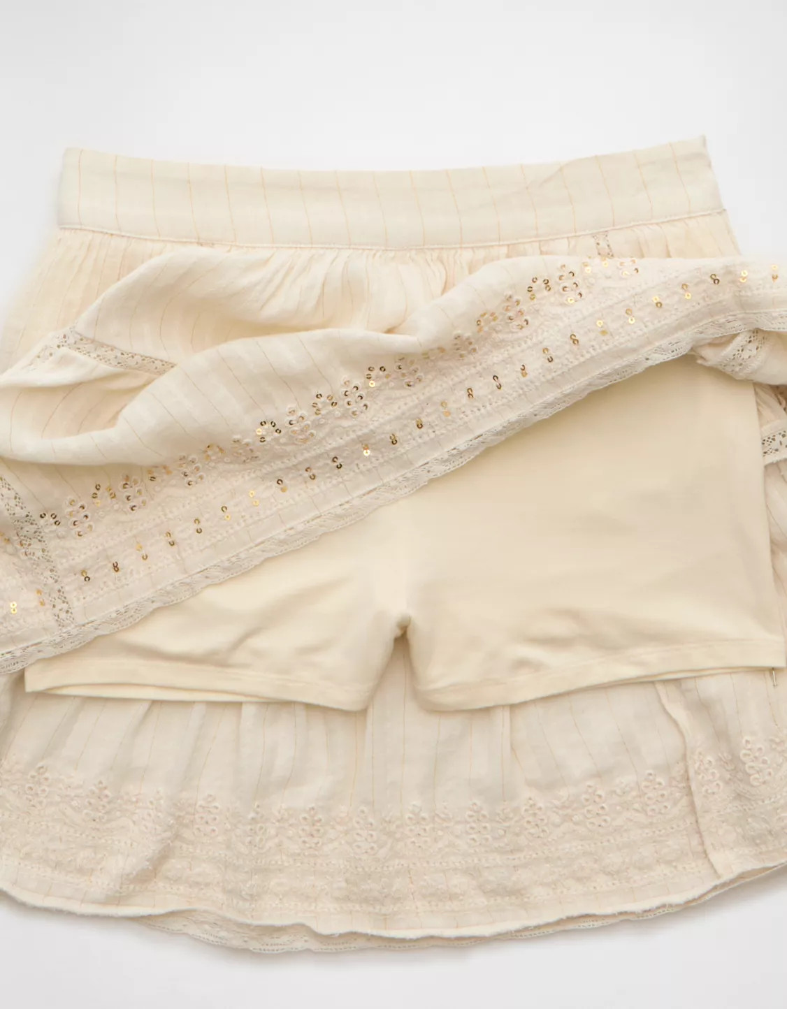 AE High-Waisted Lace Mini Skirt | American Eagle Outfitters (US & CA)