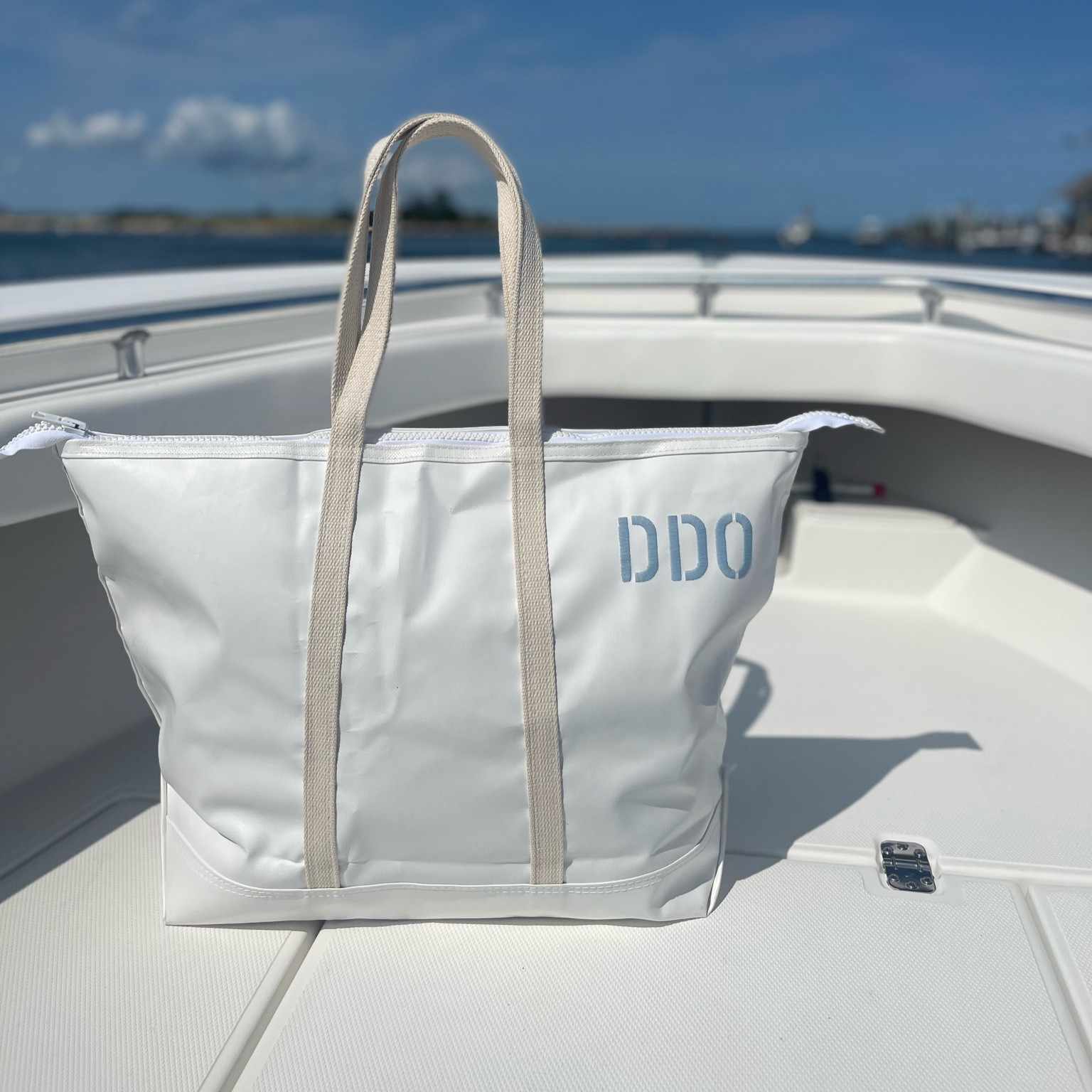 Gift for the beach/boat go-ers in your life! Personalized waterproof bag with initials -ours has our boat name’s initials on it! ⚓️⛵️

#LTKTravel #LTKGiftGuide