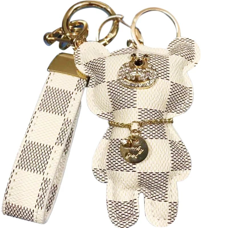 Fugua Bear Keychain Pendant Bag Pendant - Beige | Walmart (US)