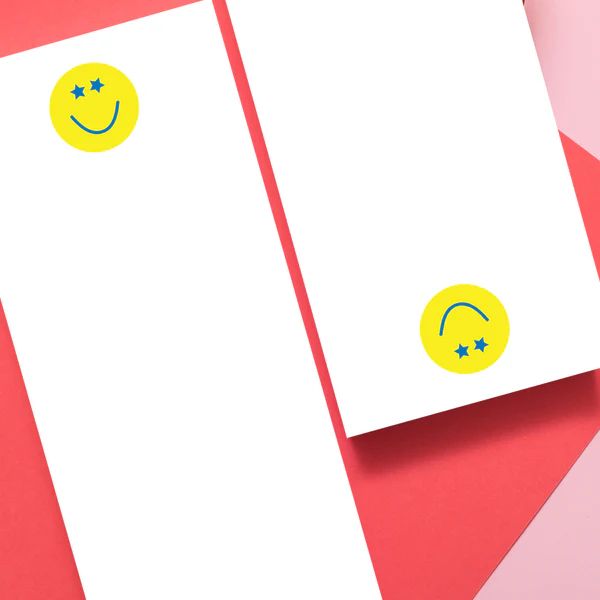 Peace Love and Happy Starry Eyed Notepad | Joy Creative Shop