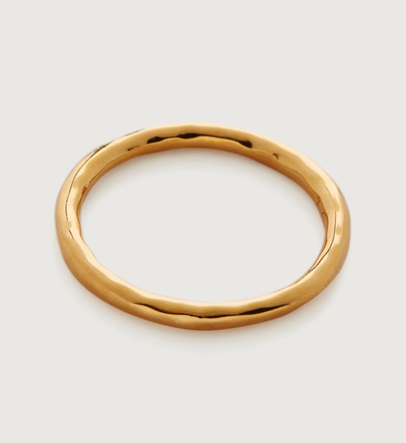 Siren Hammered Ring | Monica Vinader (Global)