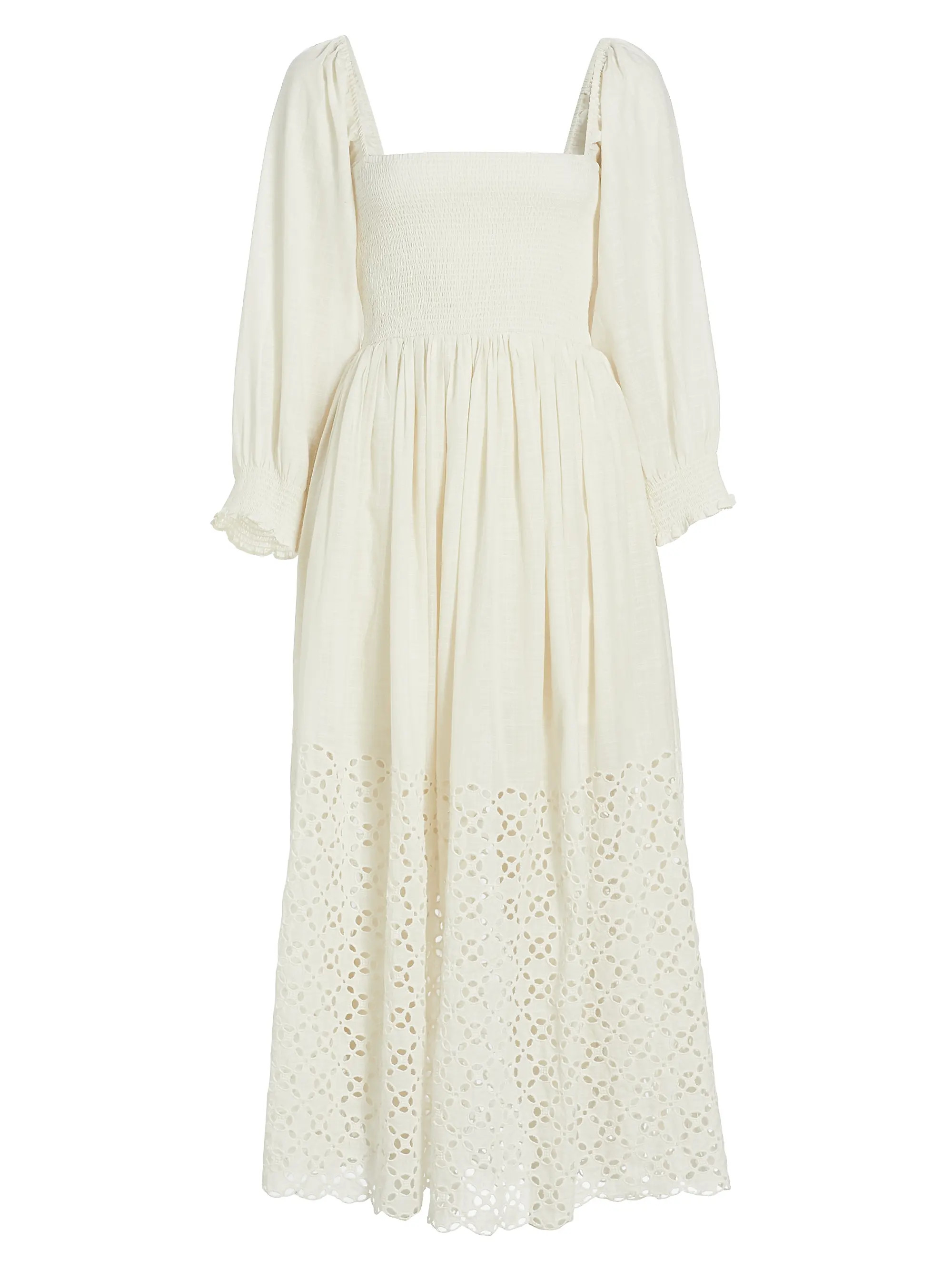 Perfect Storm Eyelet Cotton Maxi Dress | Saks Fifth Avenue