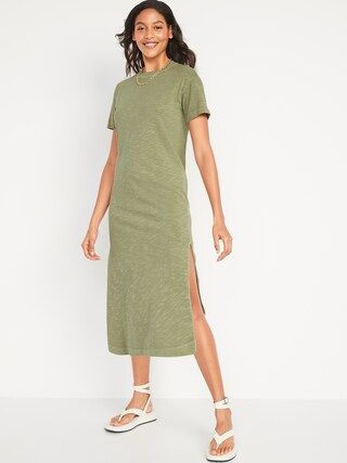 Vintage T-Shirt Midi Shift Dress for Women | Old Navy (US)