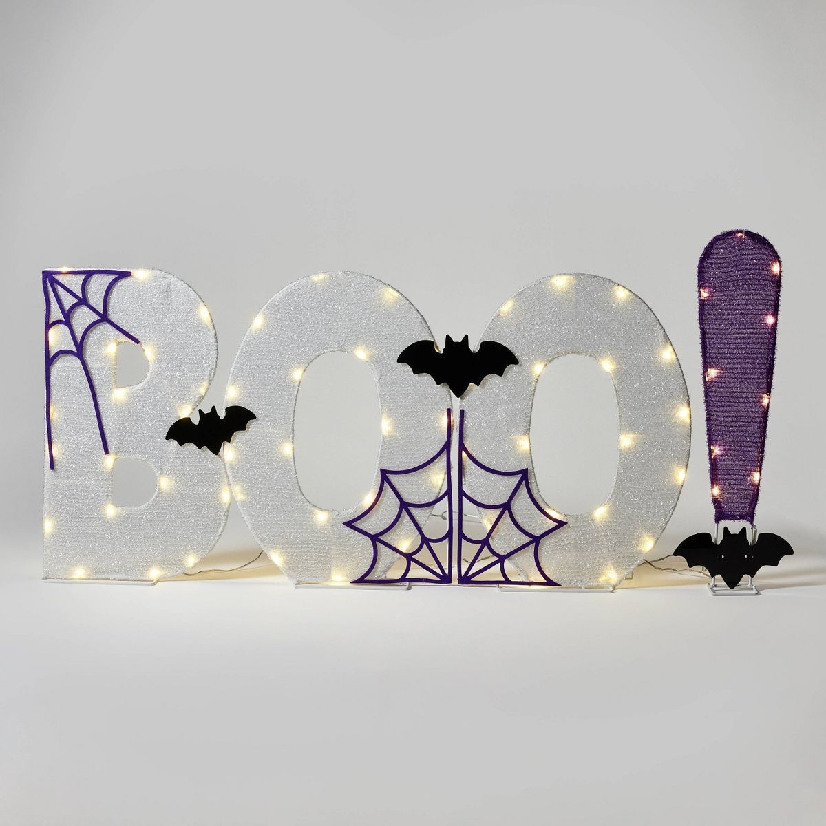 18" LED White Mesh 'BOO!' Halloween Novelty Silhouette Light - Hyde & EEK! Boutique™ | Target