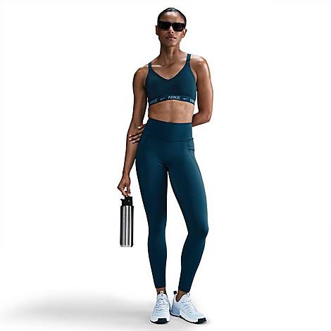 Nike Women's Universa High-Rise Full-Length Leggings (With Pockets) in Armory Navy/Anthracite Size: Large | Finish Line (US)