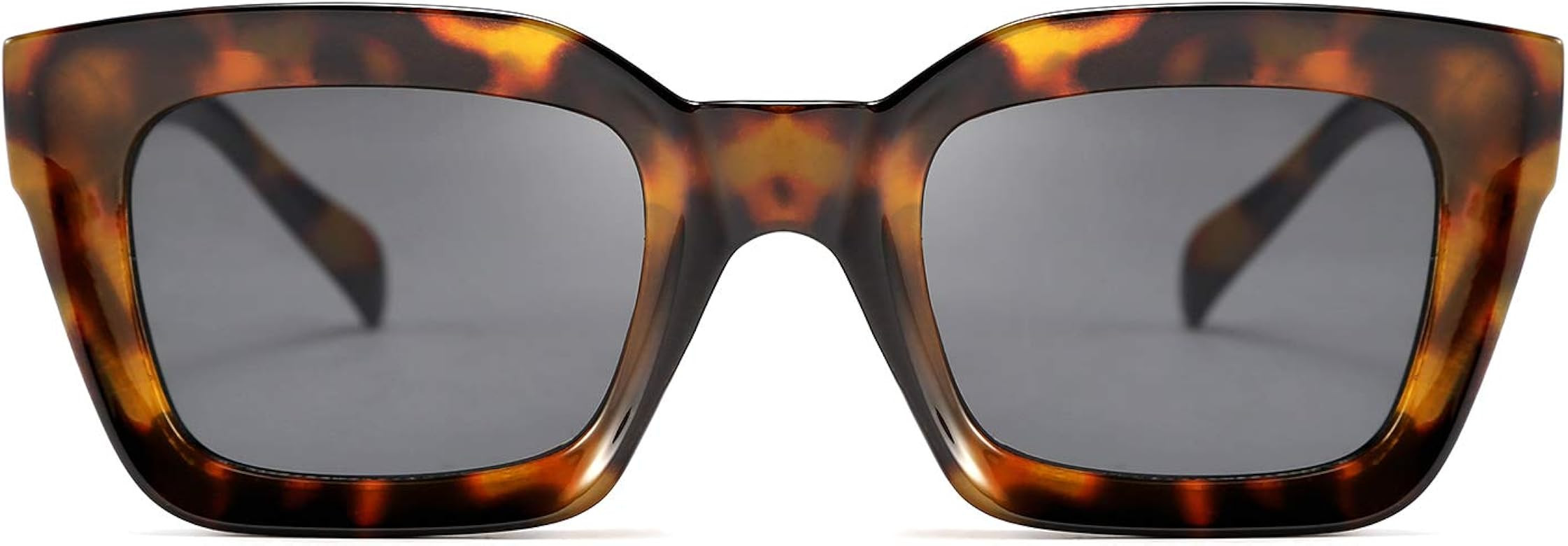 FEISEDY Classic Women Sunglasses Fashion Thick Square Sun Glasses Chunky Frame UV400 B2471 | Amazon (US)