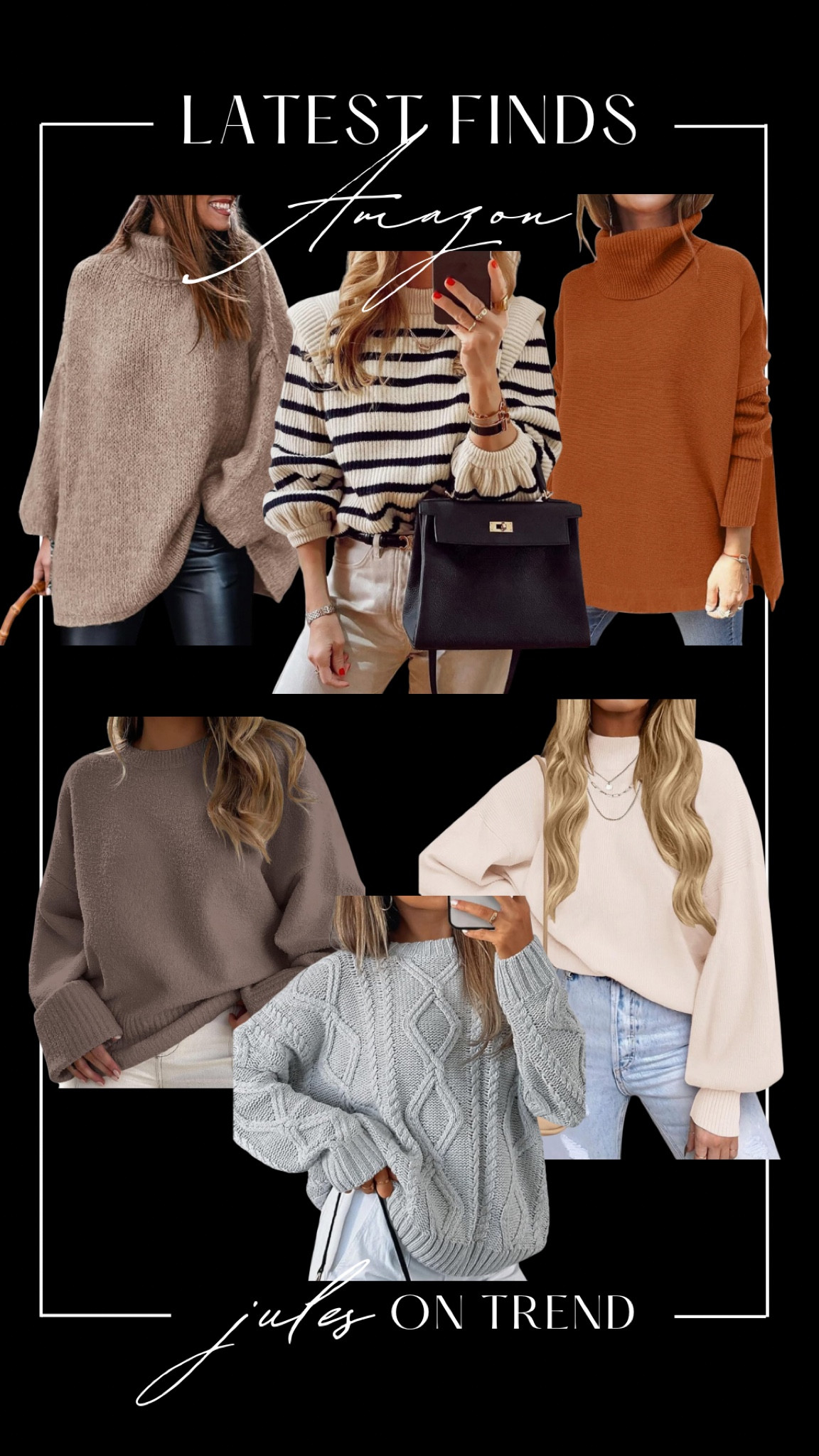 Cozy and Chic Fall sweaters under $40! All come in multiple colors/patterns and sizes. I have most of these and love them! Easy to wear with jeans, faux leather leggings, or slacks (dressed up or down).

#LTKSeasonal #LTKStyleTip #LTKFindsUnder50