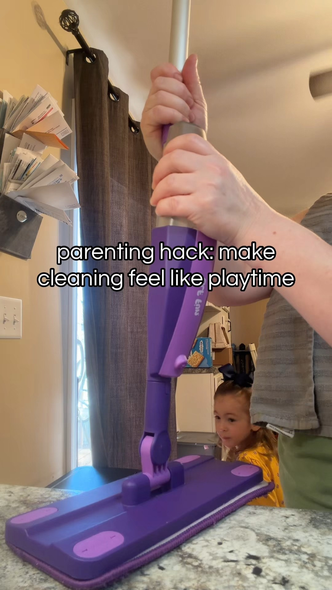 Mini Swiffer Spray Mop Kids Toy💜💜 #spraymop #swiffer #cleaning #montessoritoys #giftideaforkids #kidsmop 

#LTKHome #LTKU #LTKKids