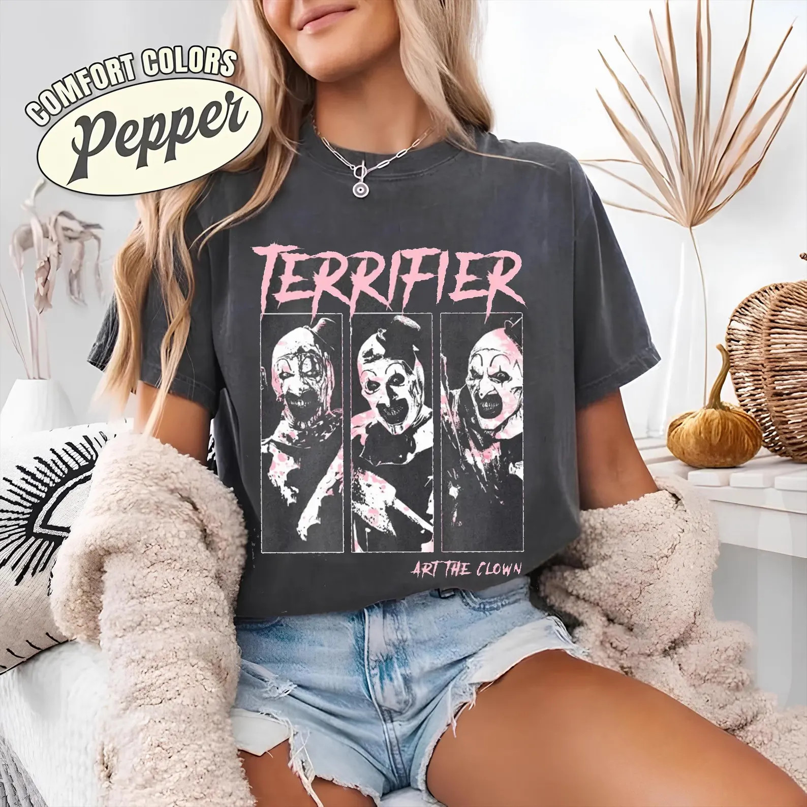 Terrifier Art The Clown Shirt, Horror Movie T-Shirt, Scary Clown Tee, Horror Fan Gift Unisex, Sca... | Etsy (Global)