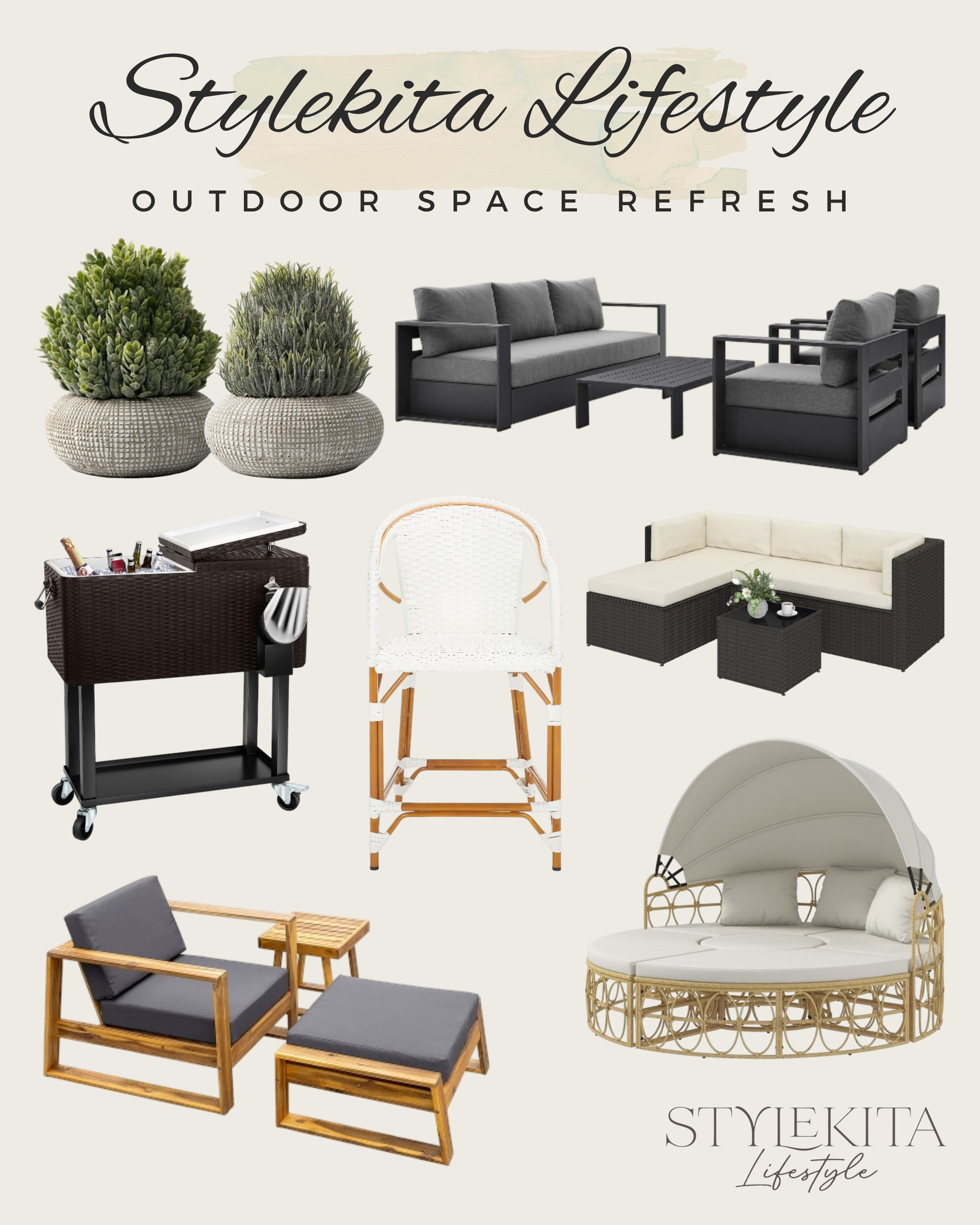Transform your patio into a private oasis with these outdoor space essentials. From chic furniture to ambient lighting, these top-rated finds create the perfect backyard retreat. Click the link in bio to shop this outdoor refresh! #OutdoorLiving #PatioDecor #HomeRefresh 

 #LTKdayinmylife #LTKHome #LTKSaleAlert