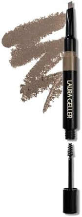 LAURA GELLER NEW YORK Sculpt-n-Stay 2-in-1 Waterproof Eyebrow Pencil & Brow Gel – Taupe – Fil... | Amazon (US)