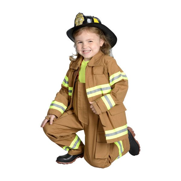 Jr. Firefighter Suit, Tan | Maisonette