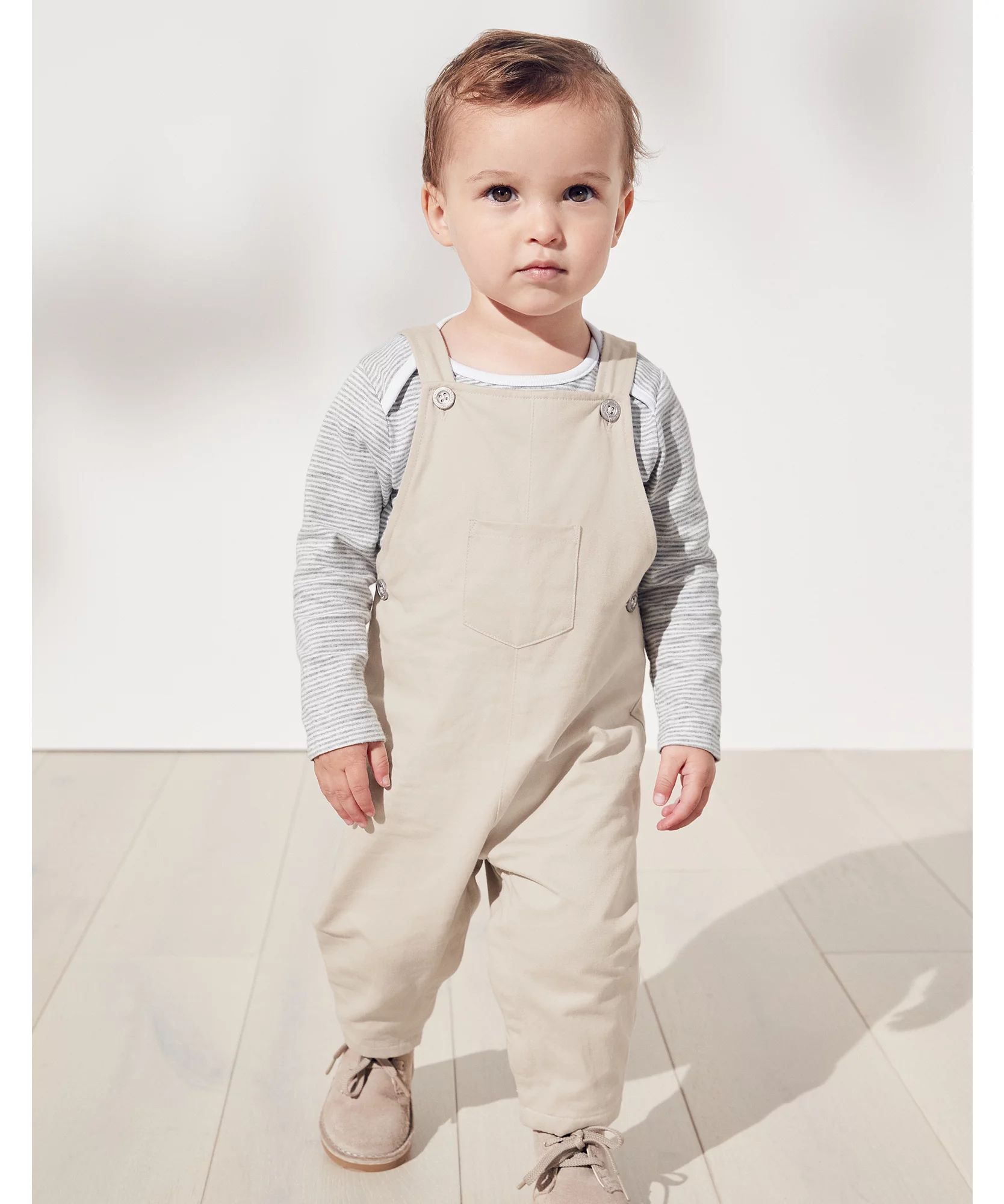 Stripe Top & Overalls Set | The White Company (UK)