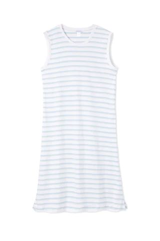 Pima Weekend Tank Gown in Sea Glass | LAKE Pajamas