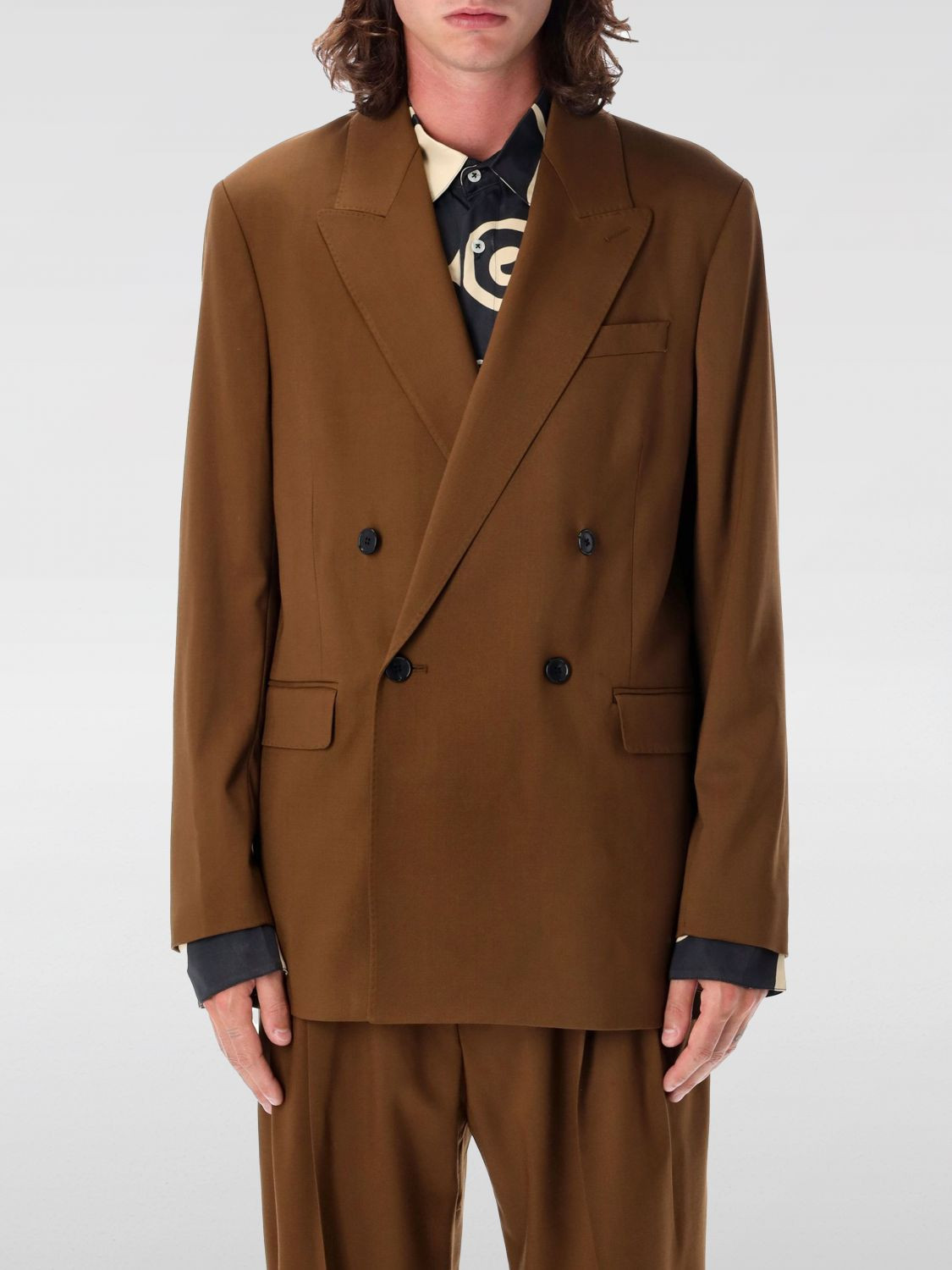 Blazer CMMN SWDN Men color Brown | Giglio.com - Global Italian fashion boutique