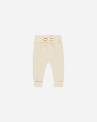 Knit Pant Heathered Natural | Rylee + Cru