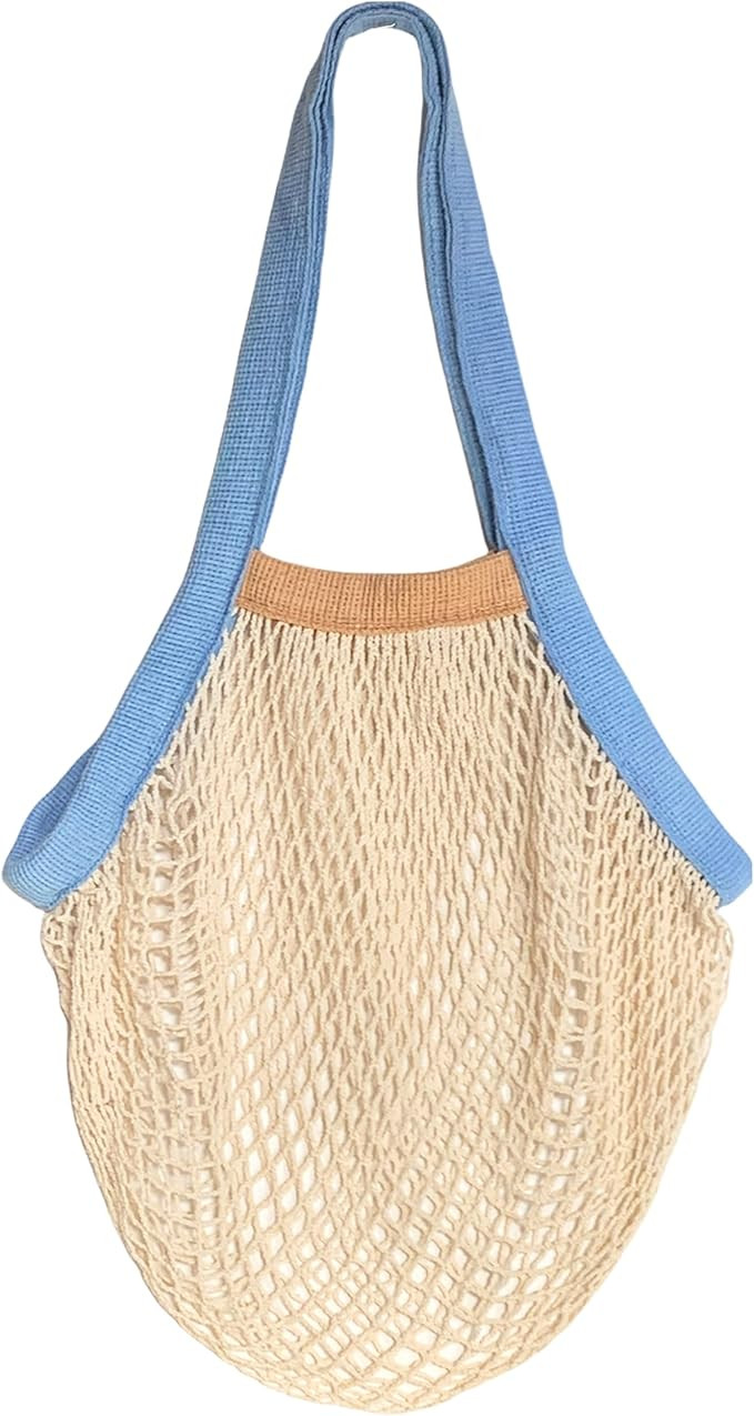 PILLOWPIA French Market Bag – Organic Cotton Tote, Handcrafted Adjustable Strap, Eco-Friendly 1... | Amazon (US)