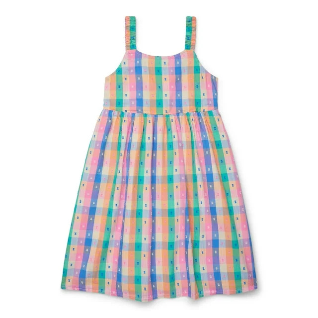 Wonder Nation Girl's Sleeveless Woven Dress, Sizes 4-16 Plus | Walmart (US)