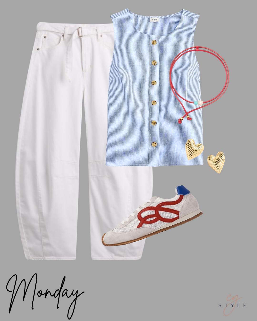 Perfect white denim styled  4 different ways!  ￼

#LTKgrwm #LTKMothersDay #LTKSaleAlert