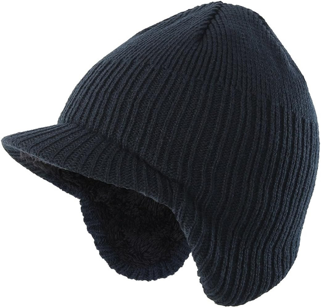Home Prefer Toddler Boys Girls Fleece Knit Kids Hat Visor Earflaps Winter Hat | Amazon (CA)